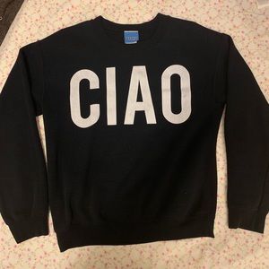 “CIAO” sweatshirt